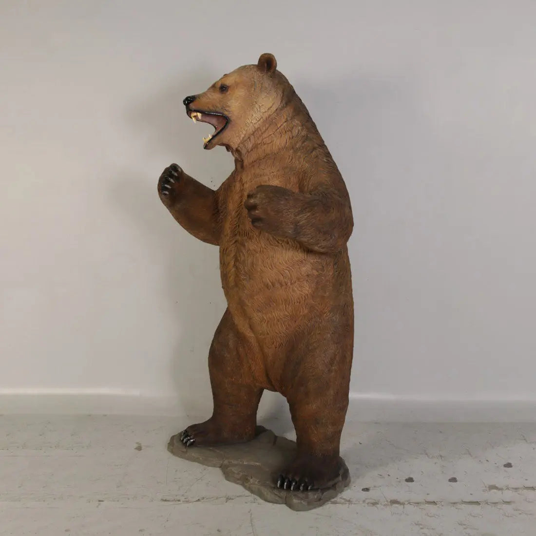 Growling Grizzly Bear Statue A0895-120049-H