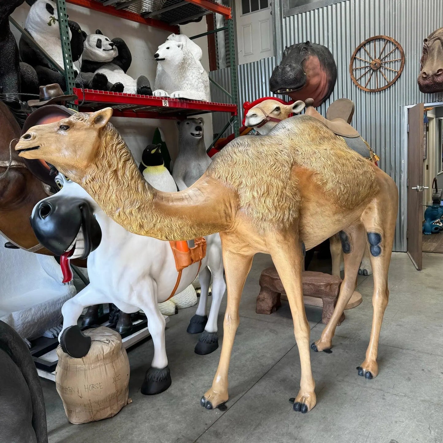 Walking Camel Life Size Statue A0301-120052-H