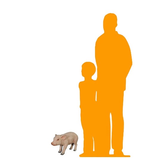 New Born Baby Pig Statue A0305-120075-H