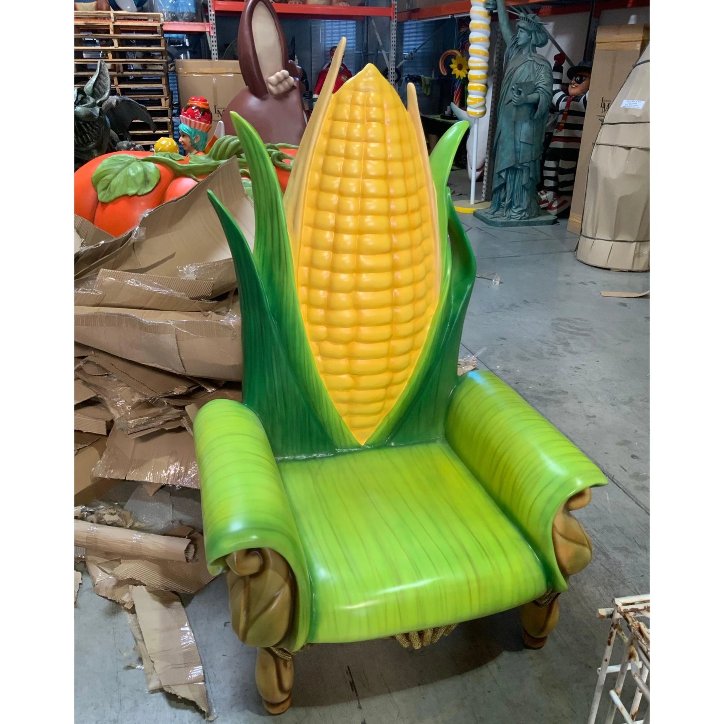 Corn Throne Statue
