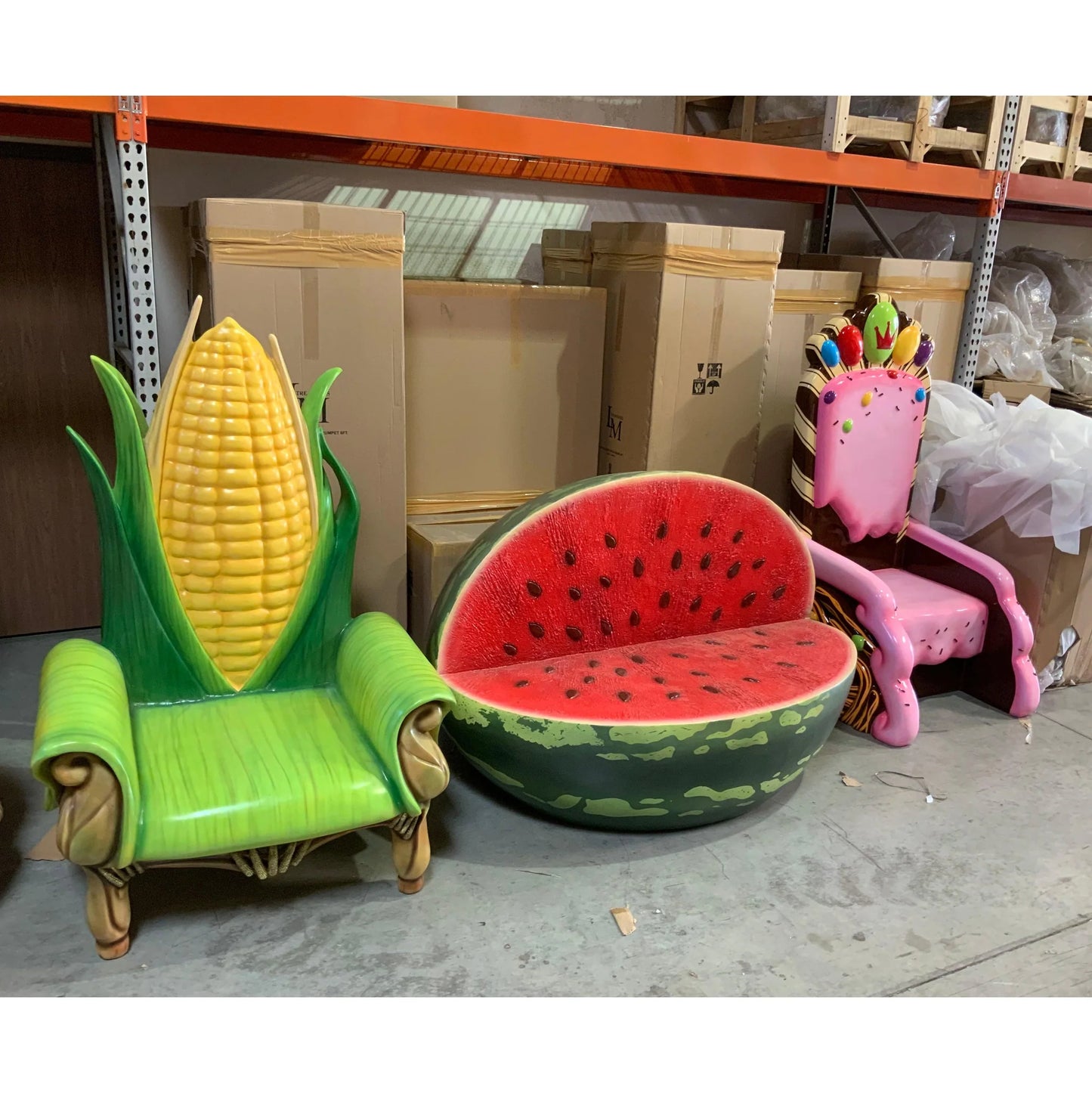 Corn Throne Statue