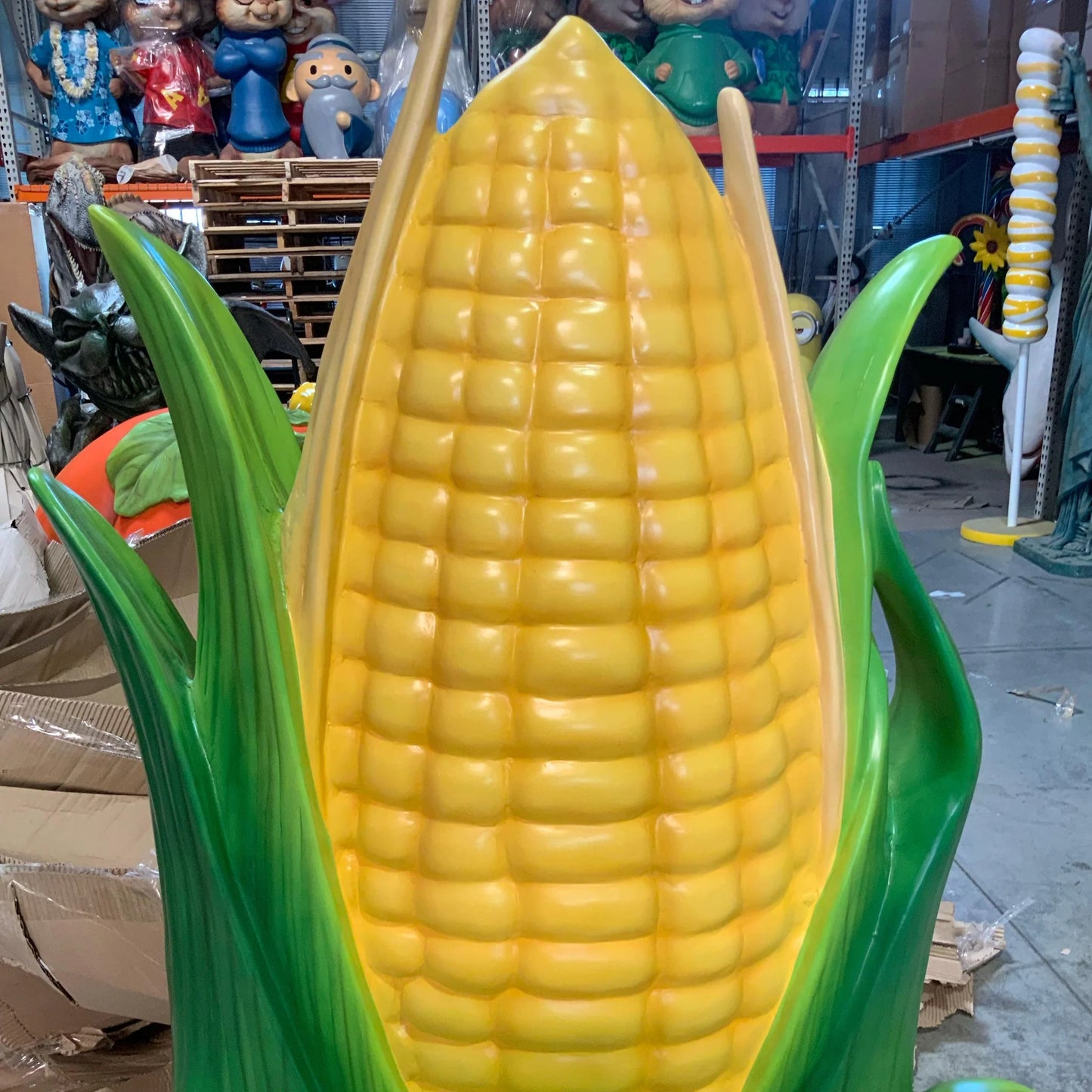 Corn Throne Statue