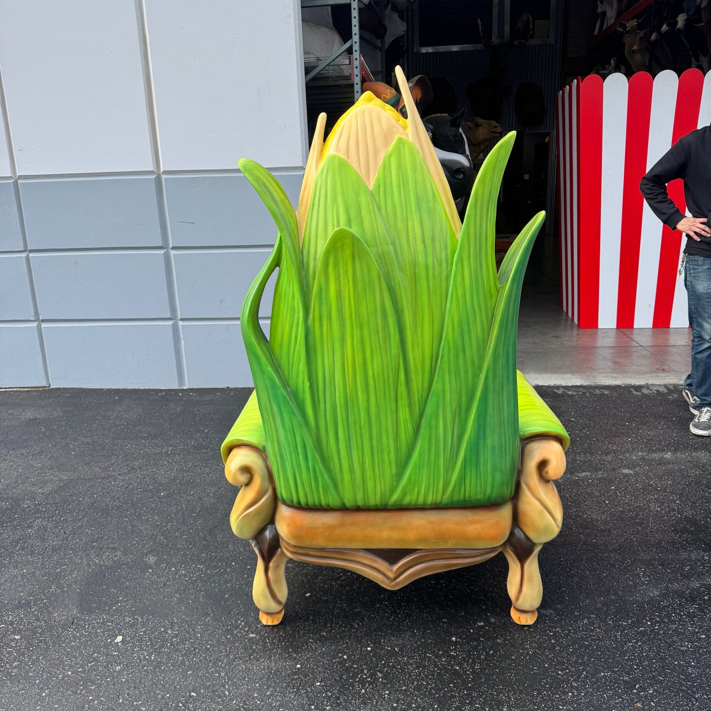 Corn Throne Statue