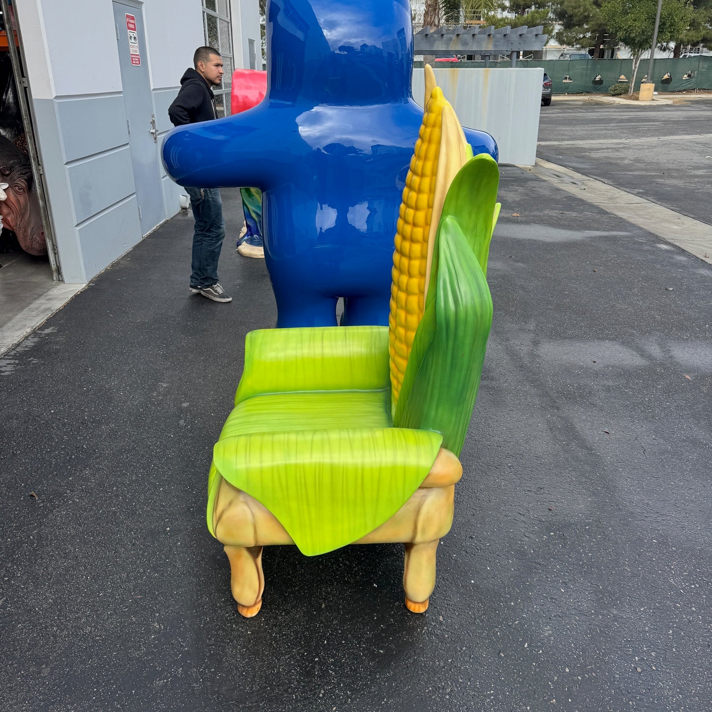 Corn Throne Statue