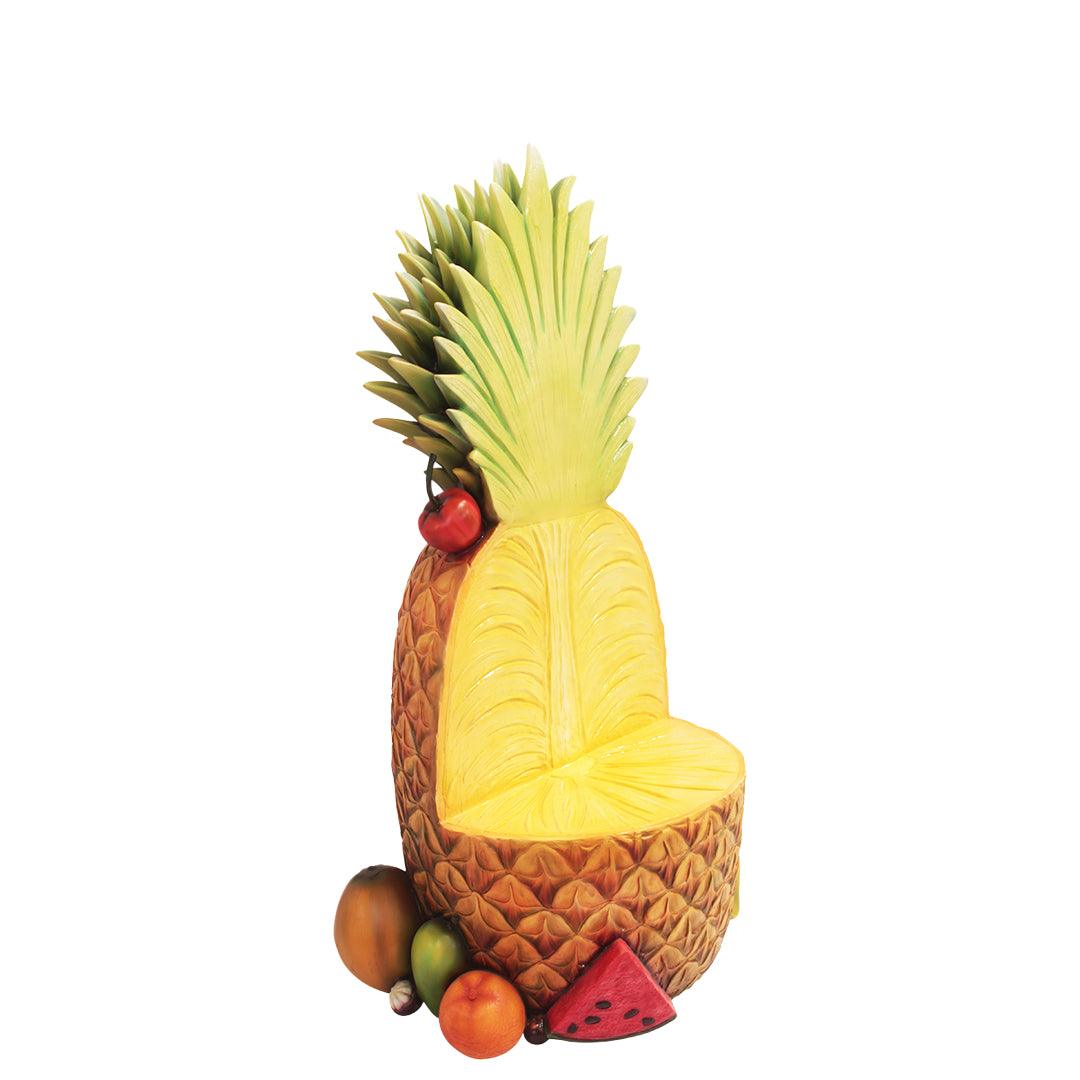 Pineapple Chair Statue - LM Treasures Prop Rentals