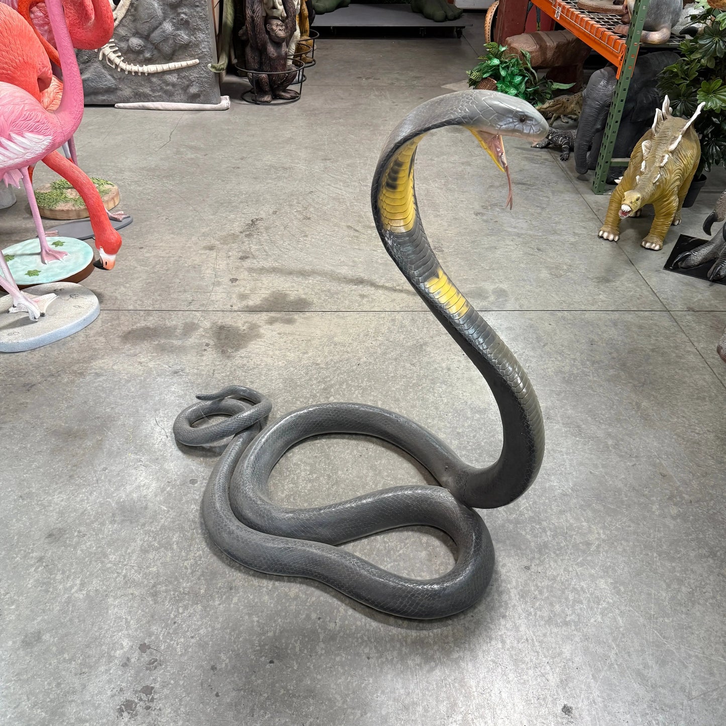 King Cobra Life Size Statue A0529-160182-H