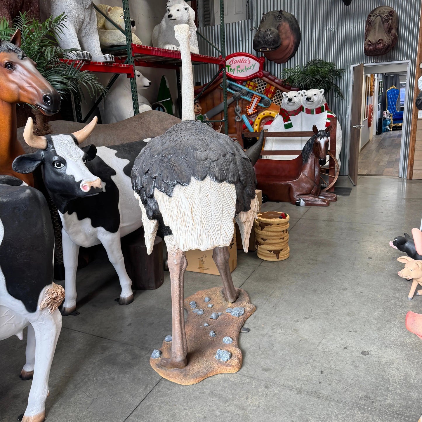 Ostrich Statue A0525-130003-H