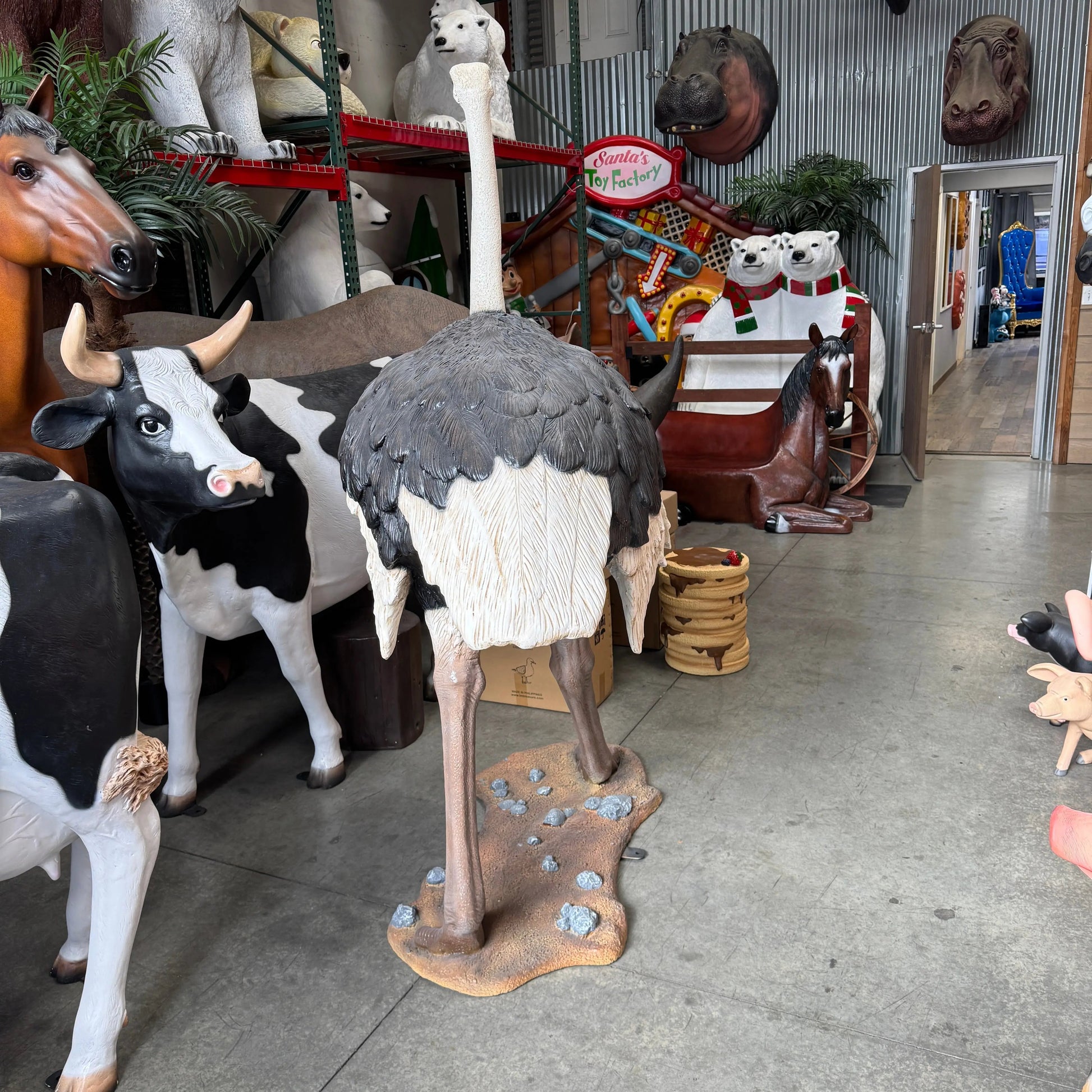 Ostrich Statue A0525-130003-H