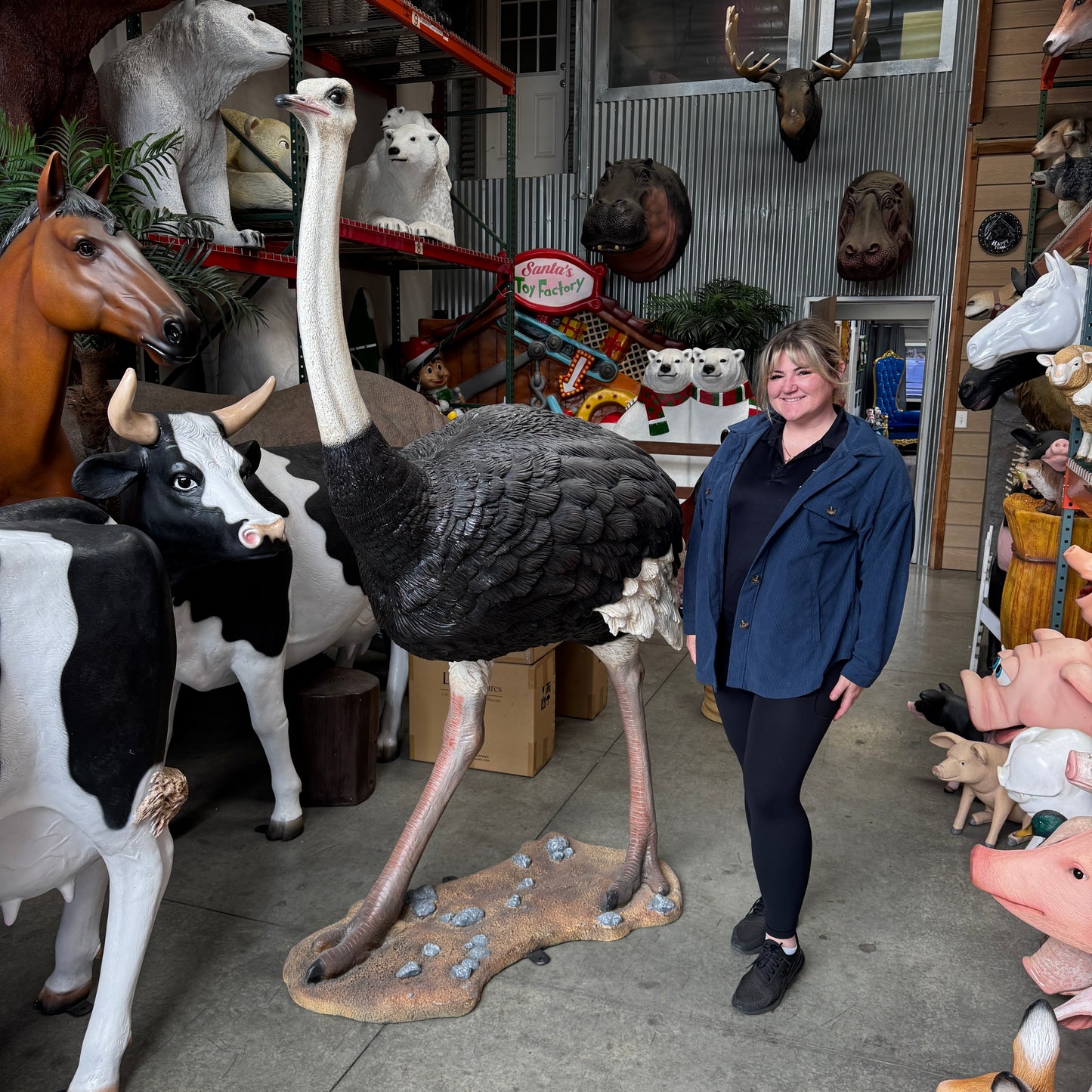 Ostrich Statue