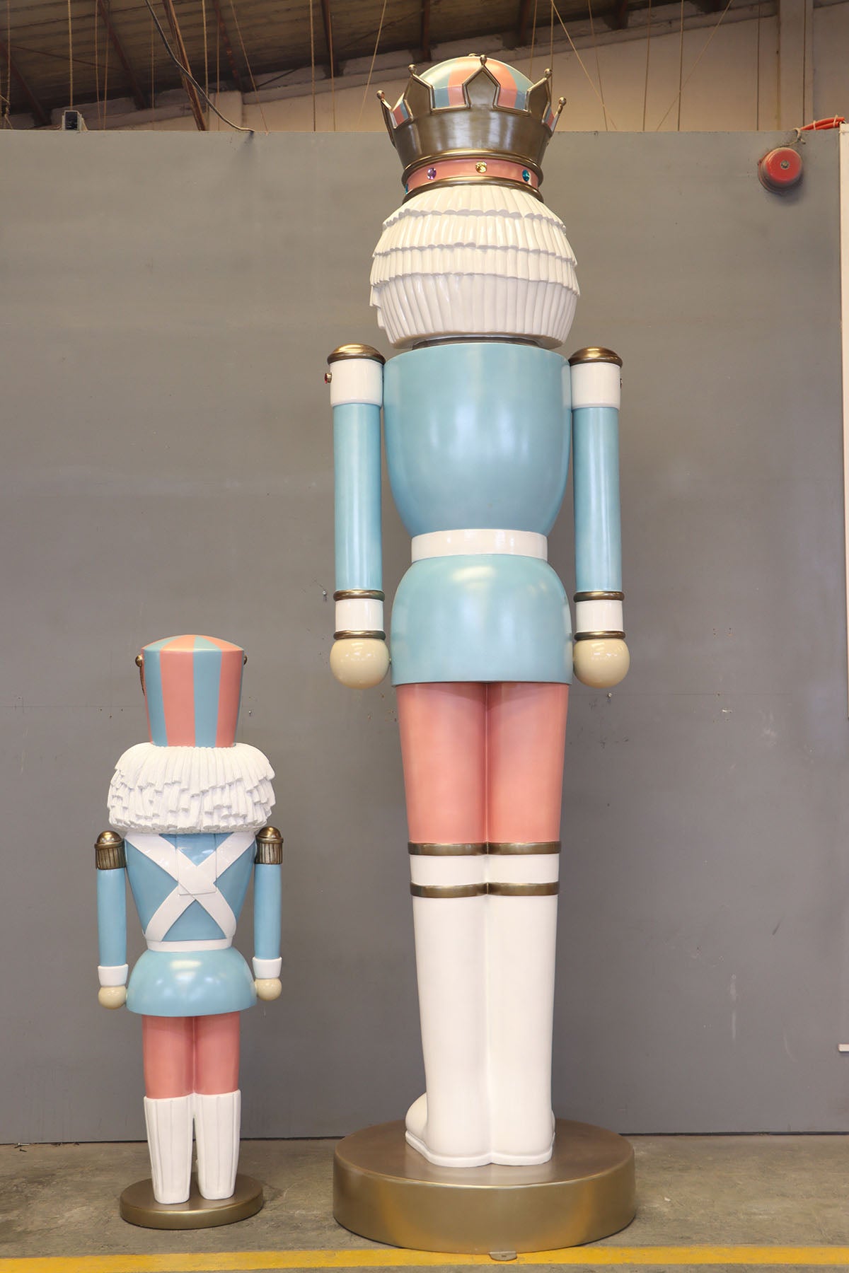 Giant 12ft Pastel Nutcracker Christmas Statue