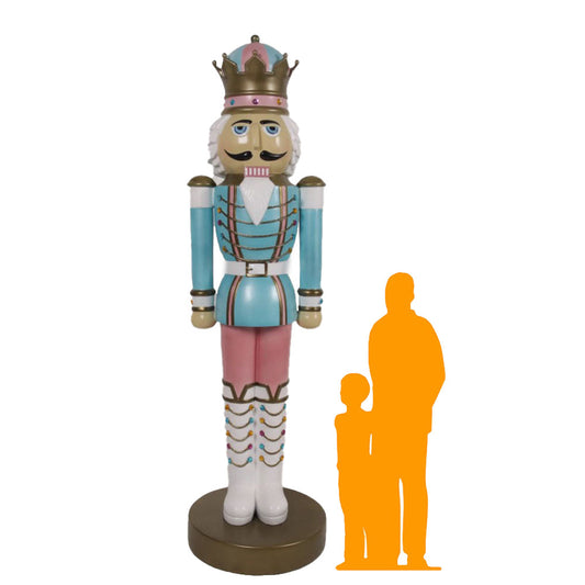 Giant 12ft Pastel Nutcracker Christmas Statue