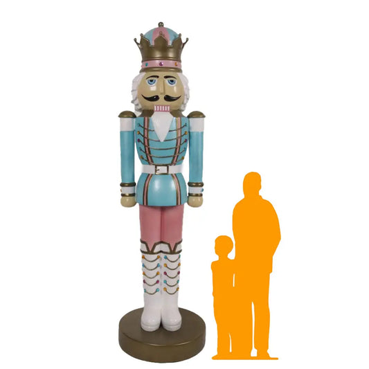Giant 12ft Pastel Nutcracker Christmas Statue S0190P-130010-H