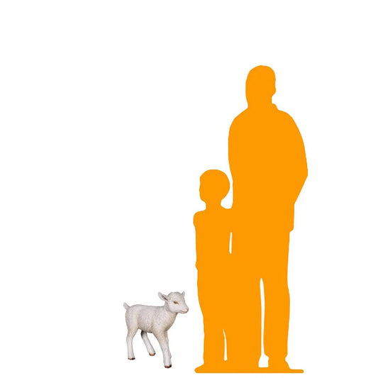 Baby Goat Standing Statue A0335-130014-H