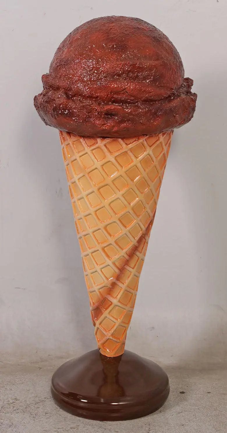 Chocolate One Scoop Ice Cream Statue R0194C-130017-H