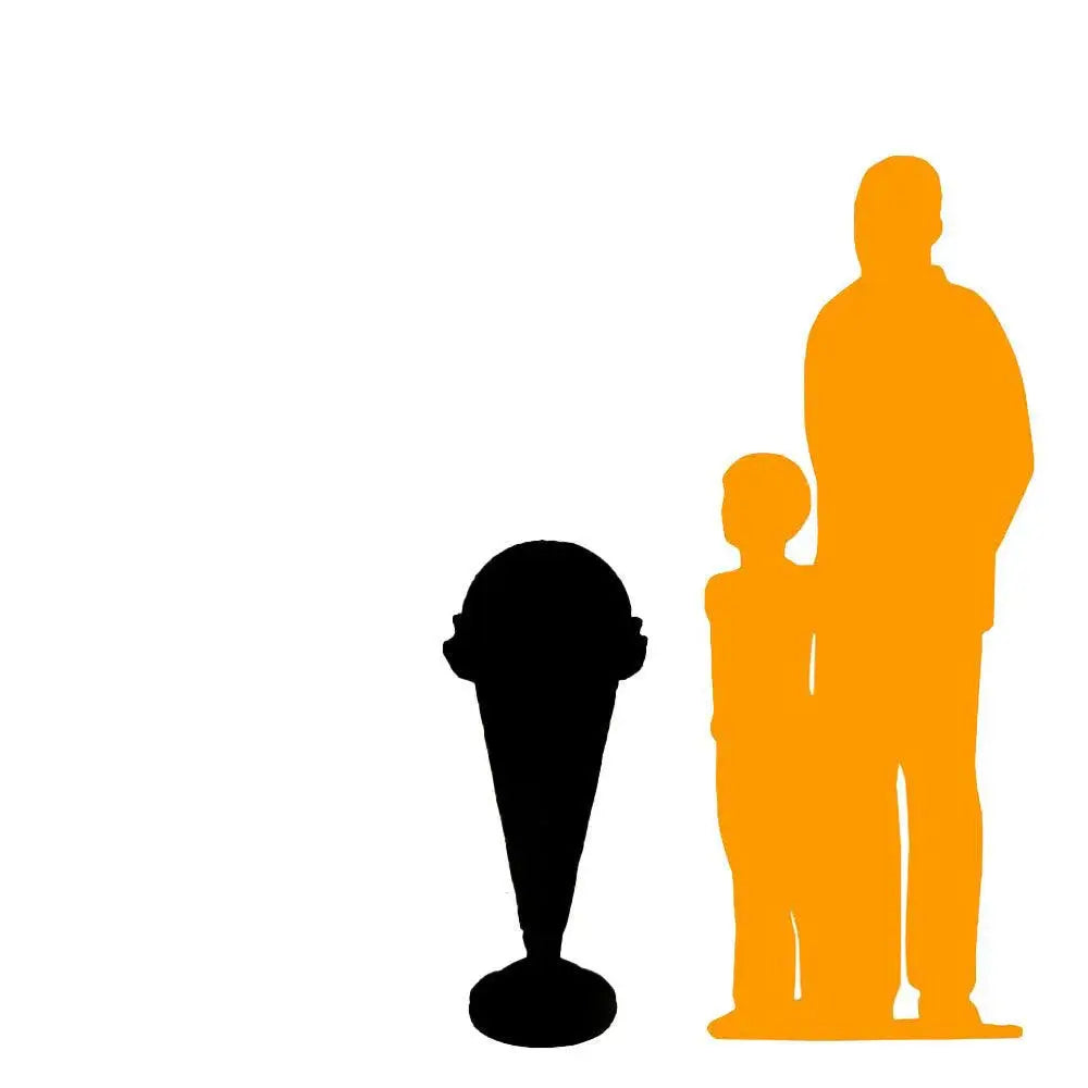 One Scoop Vanilla Ice Cream Cone Over Sized Statue R0194-130017-H