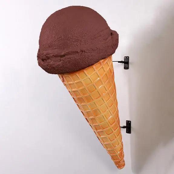 Hanging Chocolate One Scoop Ice Cream Statue R0195C-130018-H