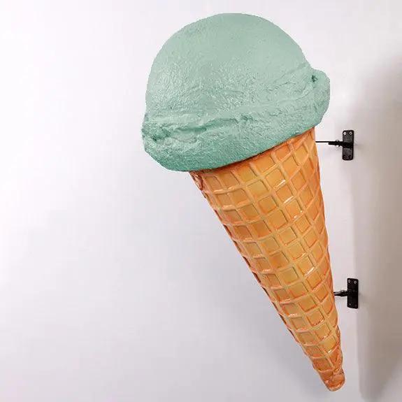 Hanging Mint Green One Scoop Ice Cream Statue R0195MG-130018-H