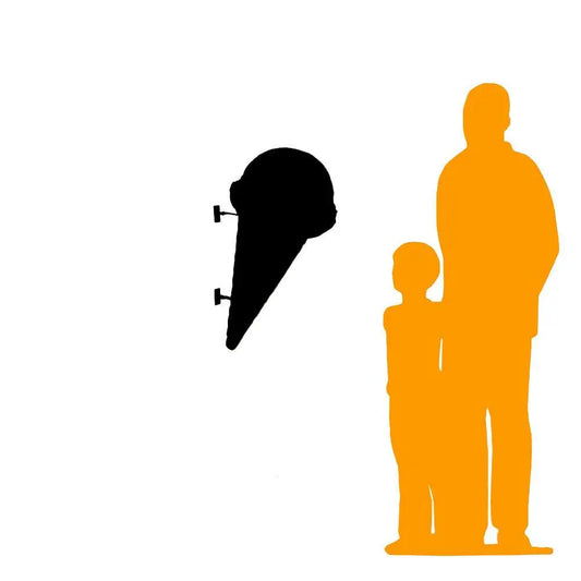 Hanging Chocolate One Scoop Ice Cream Statue R0195C-130018-H