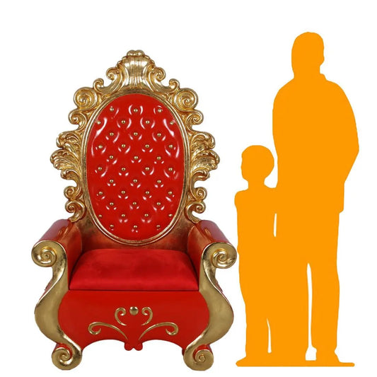 Red Santa Christmas Throne Statue S0053-130025-H