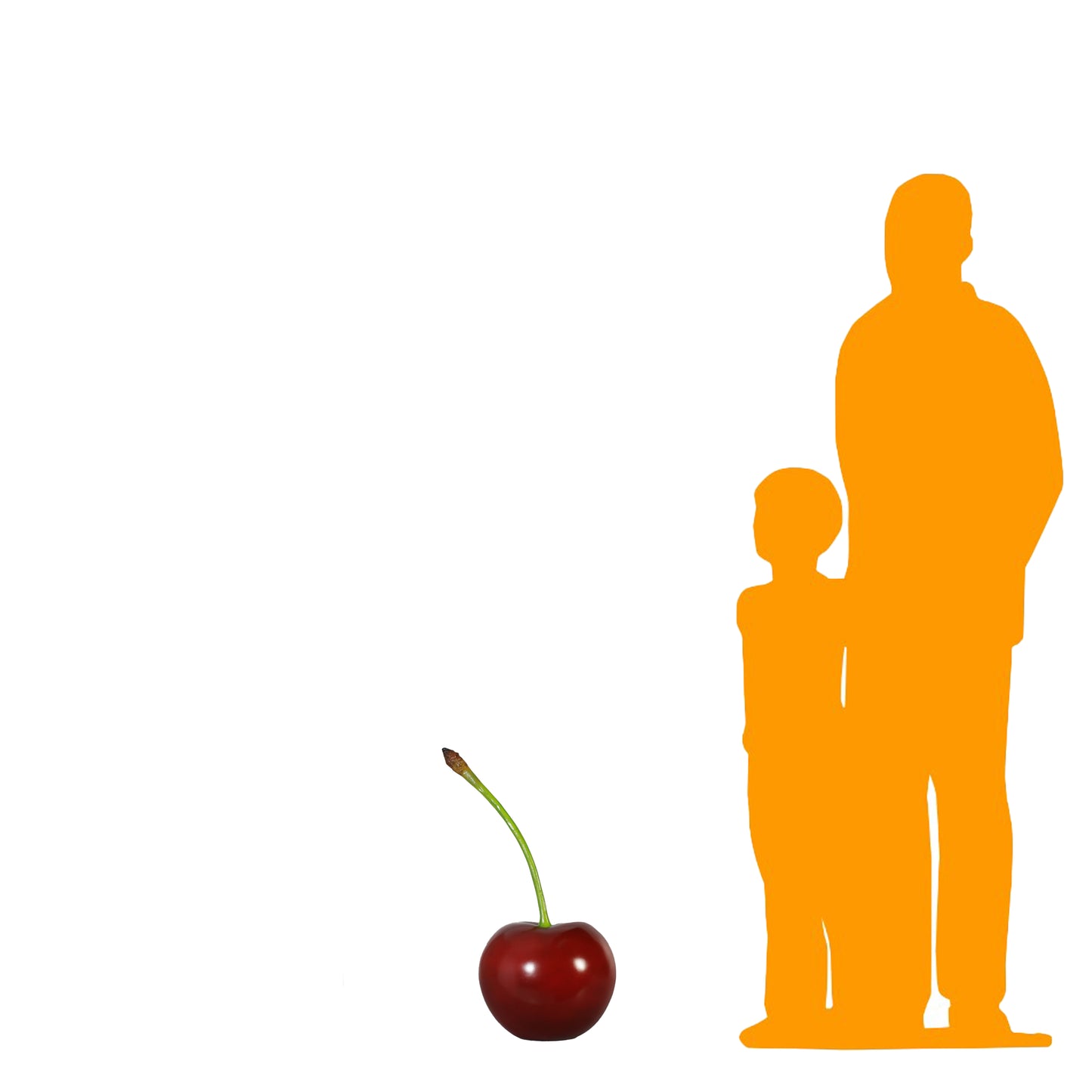 Single Cherry Statue