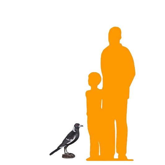 Magpie Bird Statue A0337-130033-H
