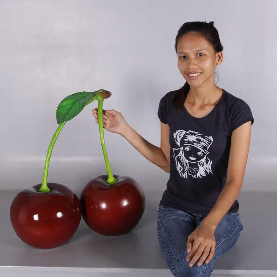 Double Cherry Statue