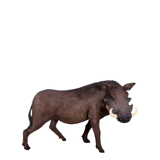Wild African Warthog Pig Statue A0402-130055-H