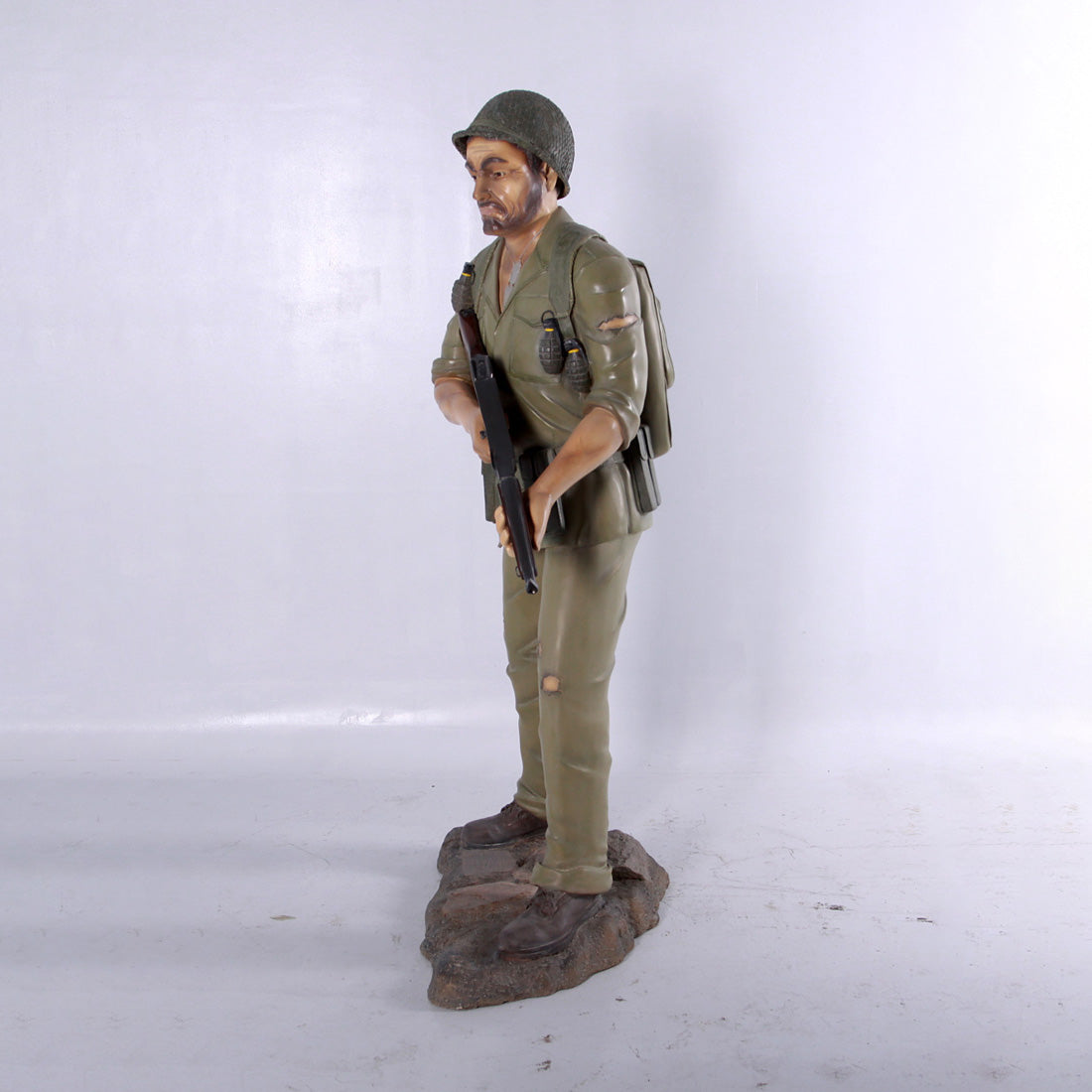 Army Soldier Life Size Statue