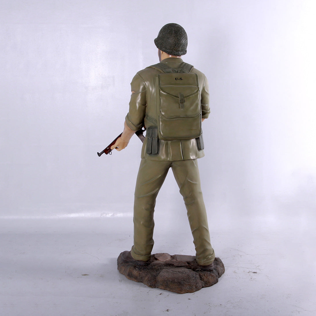 Army Soldier Life Size Statue
