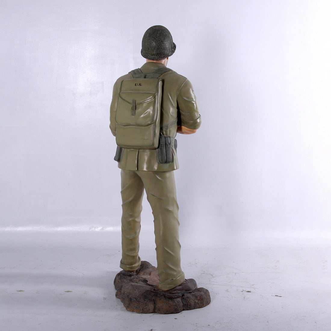 Army Soldier Life Size Statue
