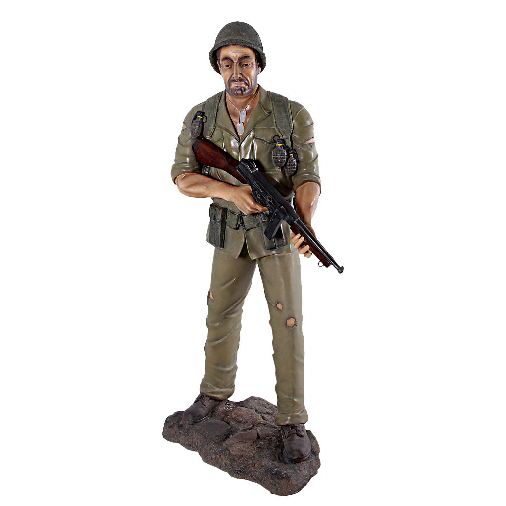Army Soldier Life Size Statue