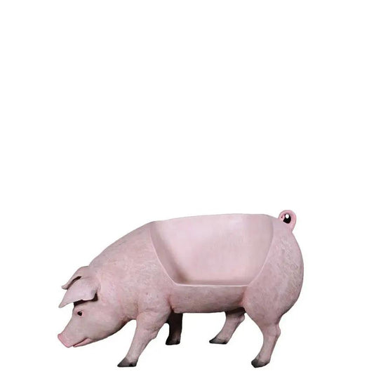 Pig Bench Statue A0367-130077-H