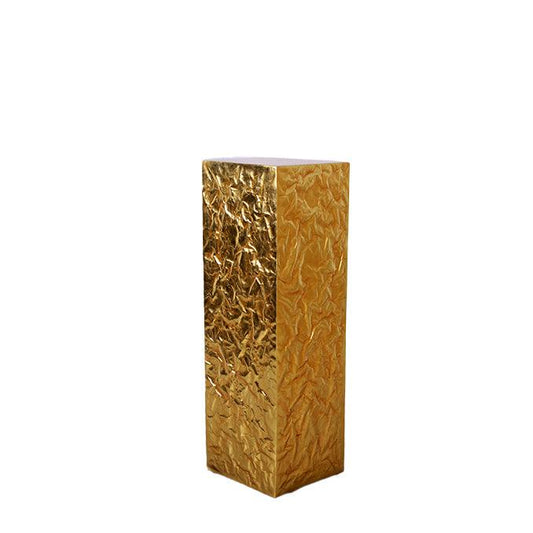 Large Crumpled Pedestal - LM Treasures Prop Rentals