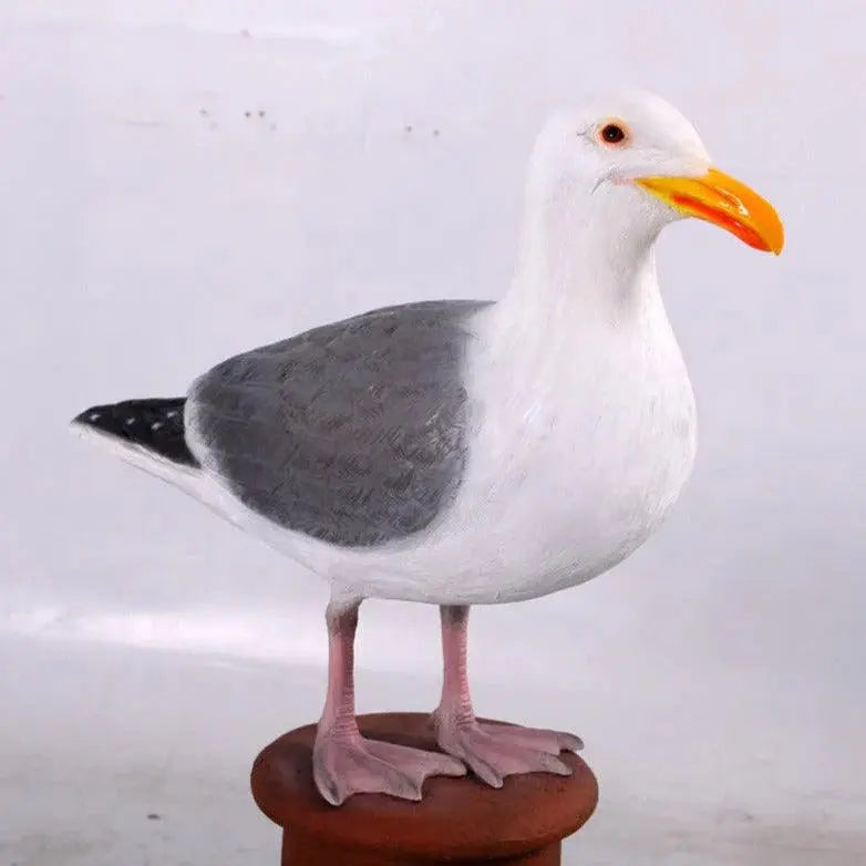 Seagull On Post Statue A0714-130088-H