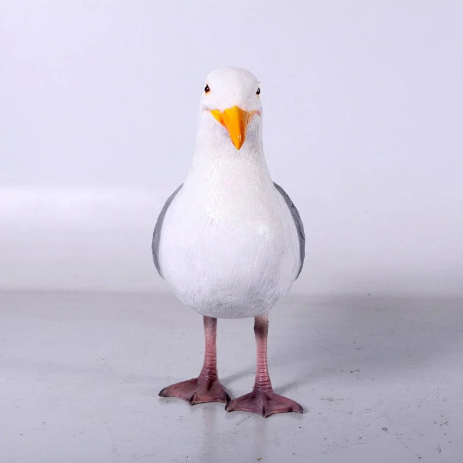 Standing Seagull Statue