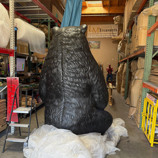 Jumbo Black Bear Statue Lmtreasures