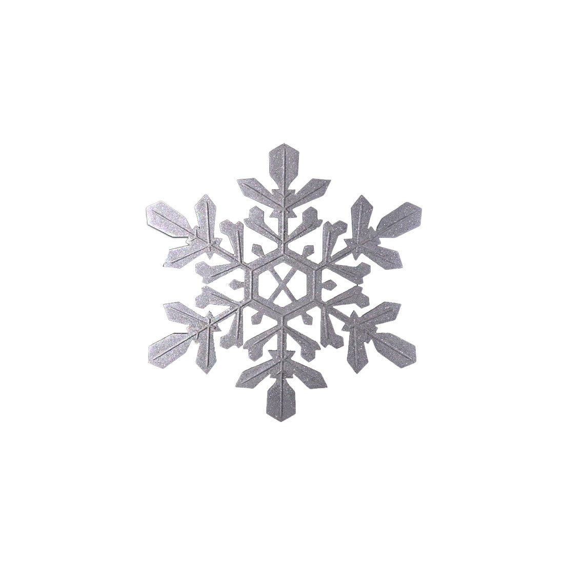 Silver Snowflake Statue