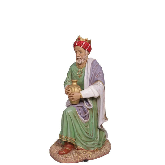 King Melchior Nativity Christmas Statue - LM Treasures Prop Rentals