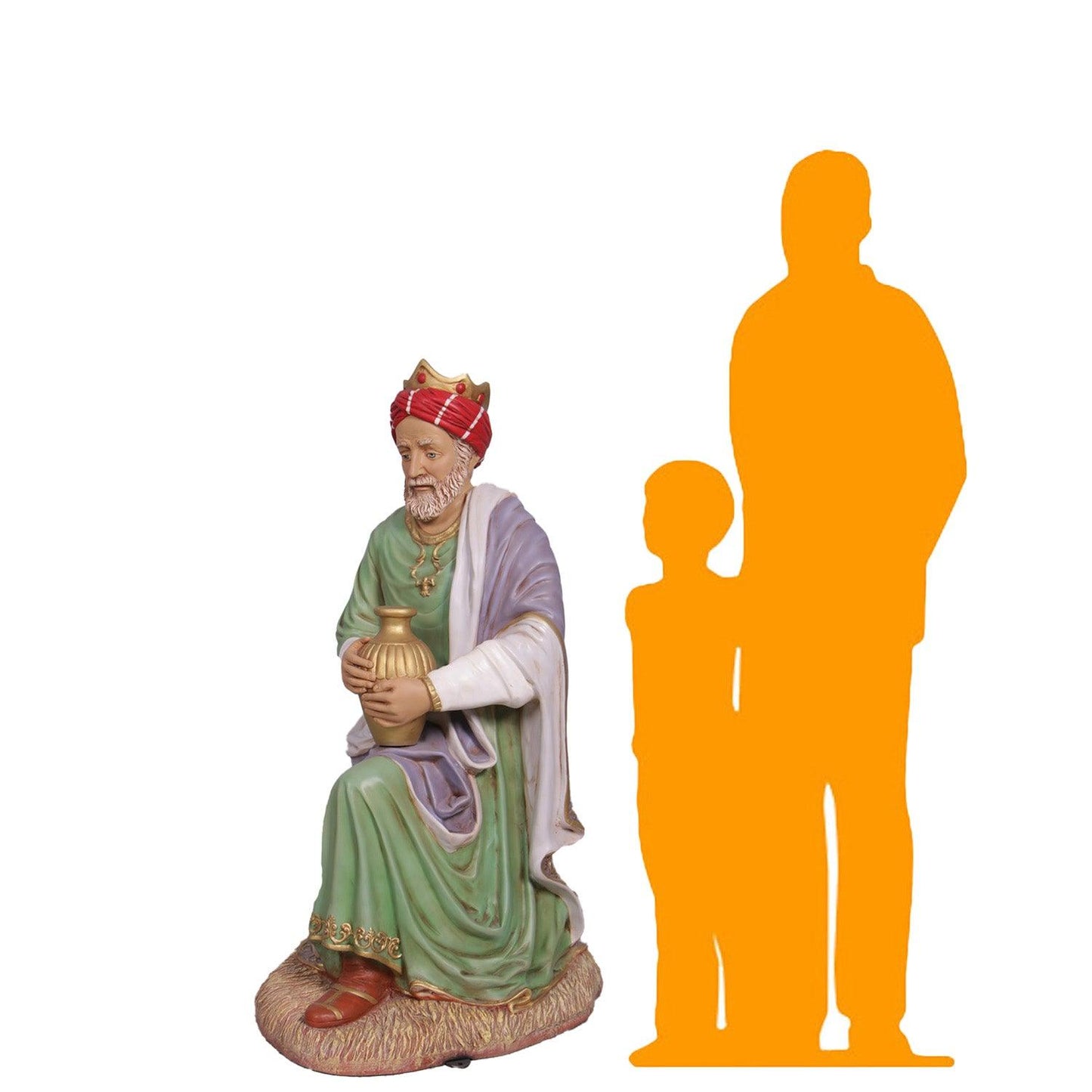 King Melchior Nativity Christmas Statue