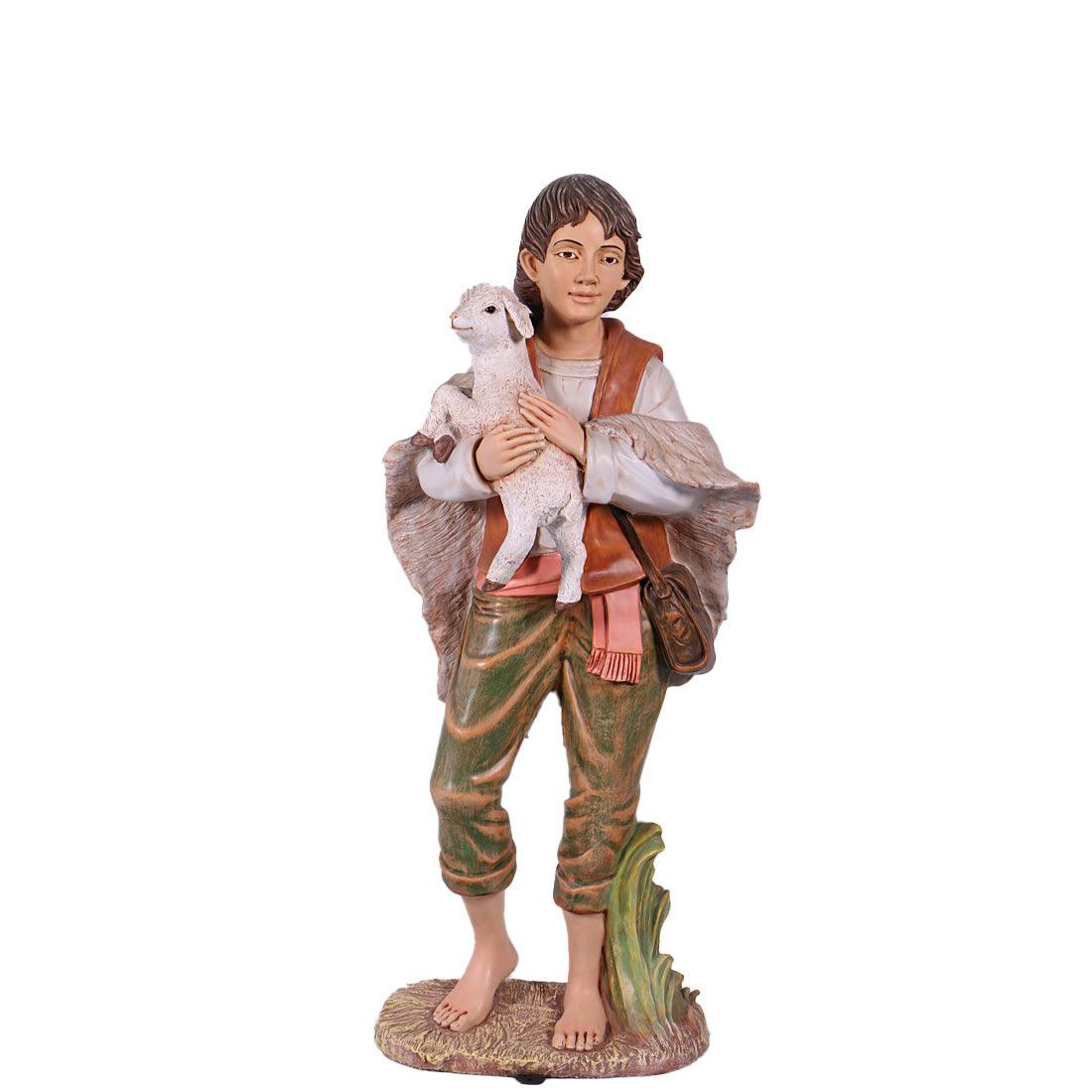 Shepherd Boy Nativity Christmas Statue - LM Treasures Prop Rentals