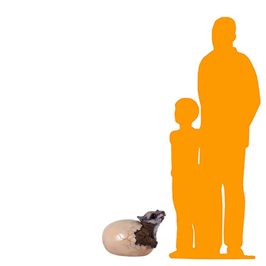 Hatching Triceratops Dinosaur Egg Statue A0379-140035-H