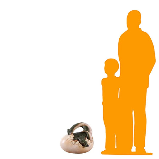 Hatching Brachiosaurus Dinosaur Egg Statue A0406-140036-H