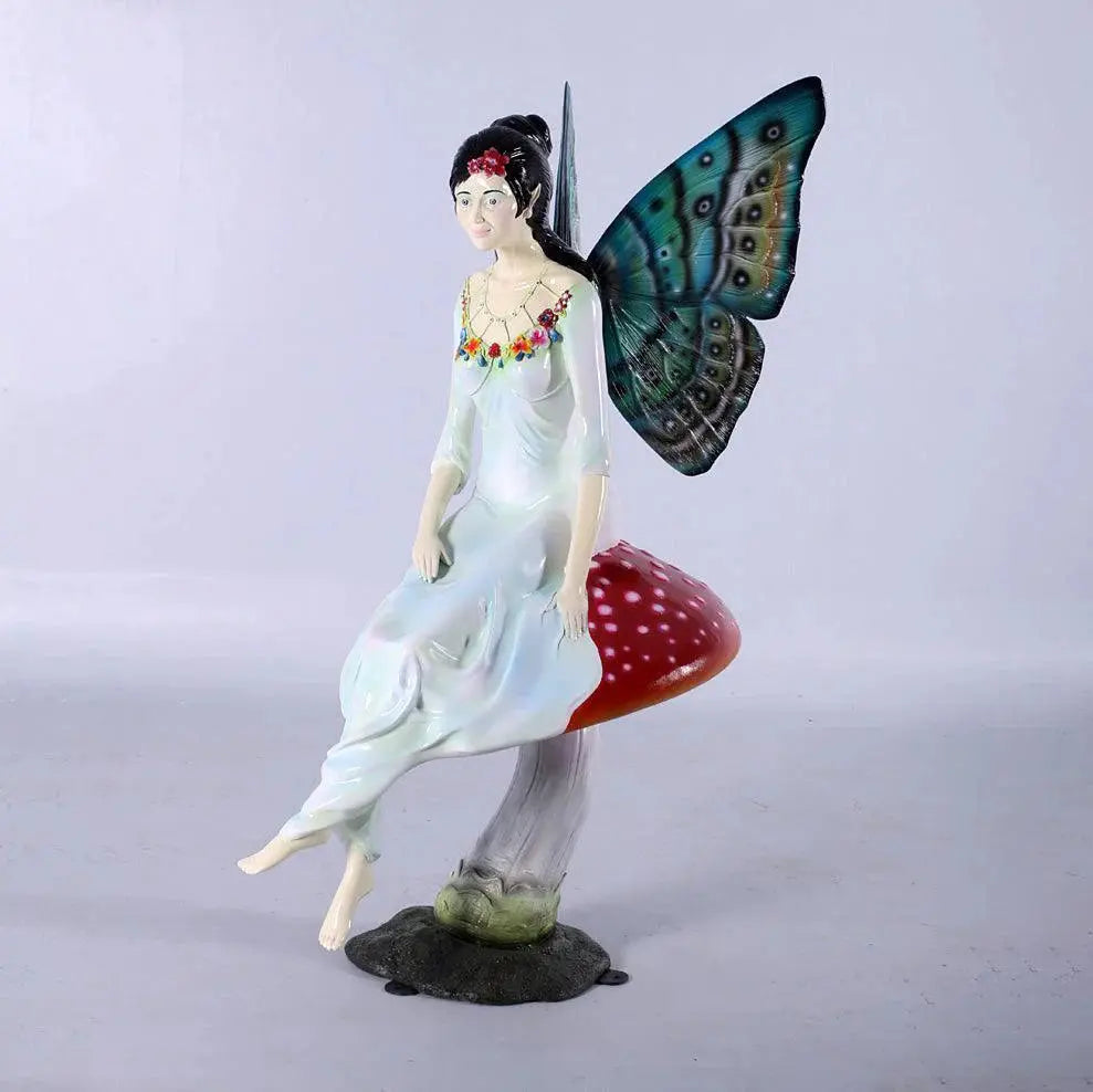 Mushroom Fairy Statue LS279-140064-H