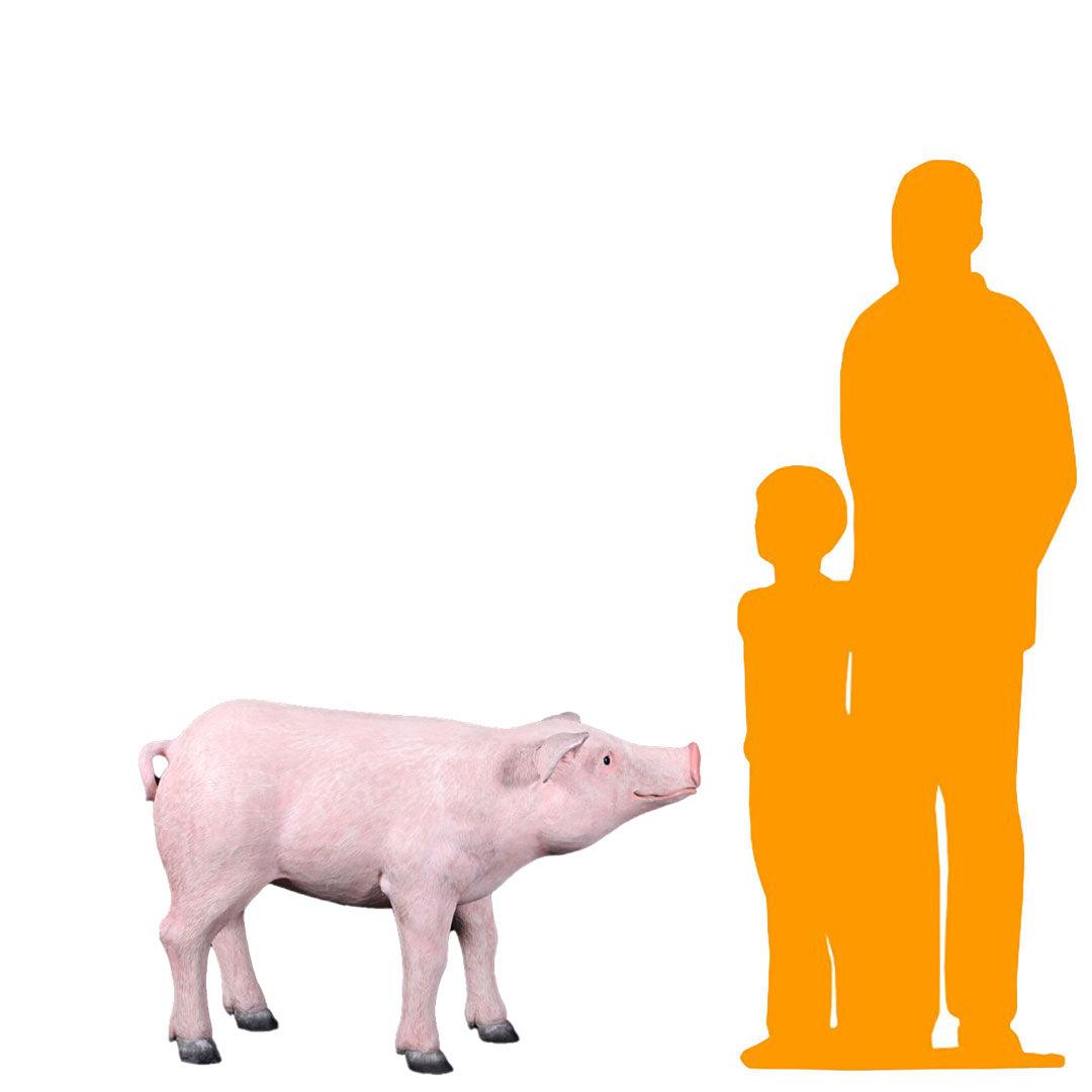 Walking Baby Pig Statue