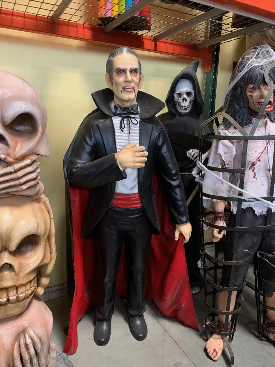 Dracula Vampire Life Size Statue