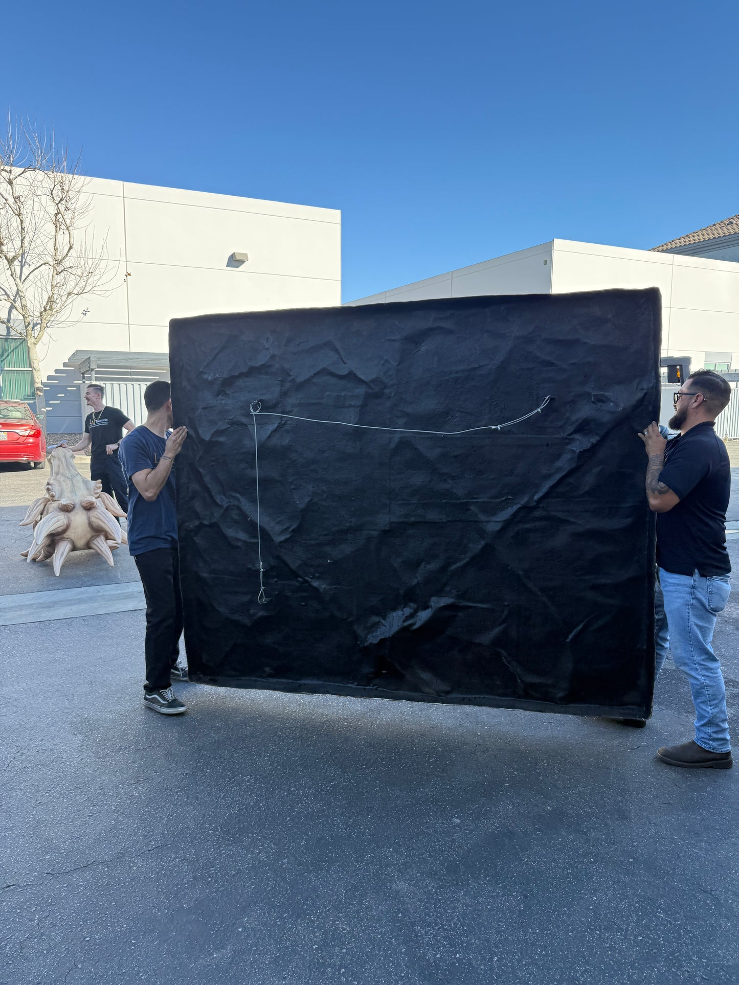 Rock Wall Panel Statue