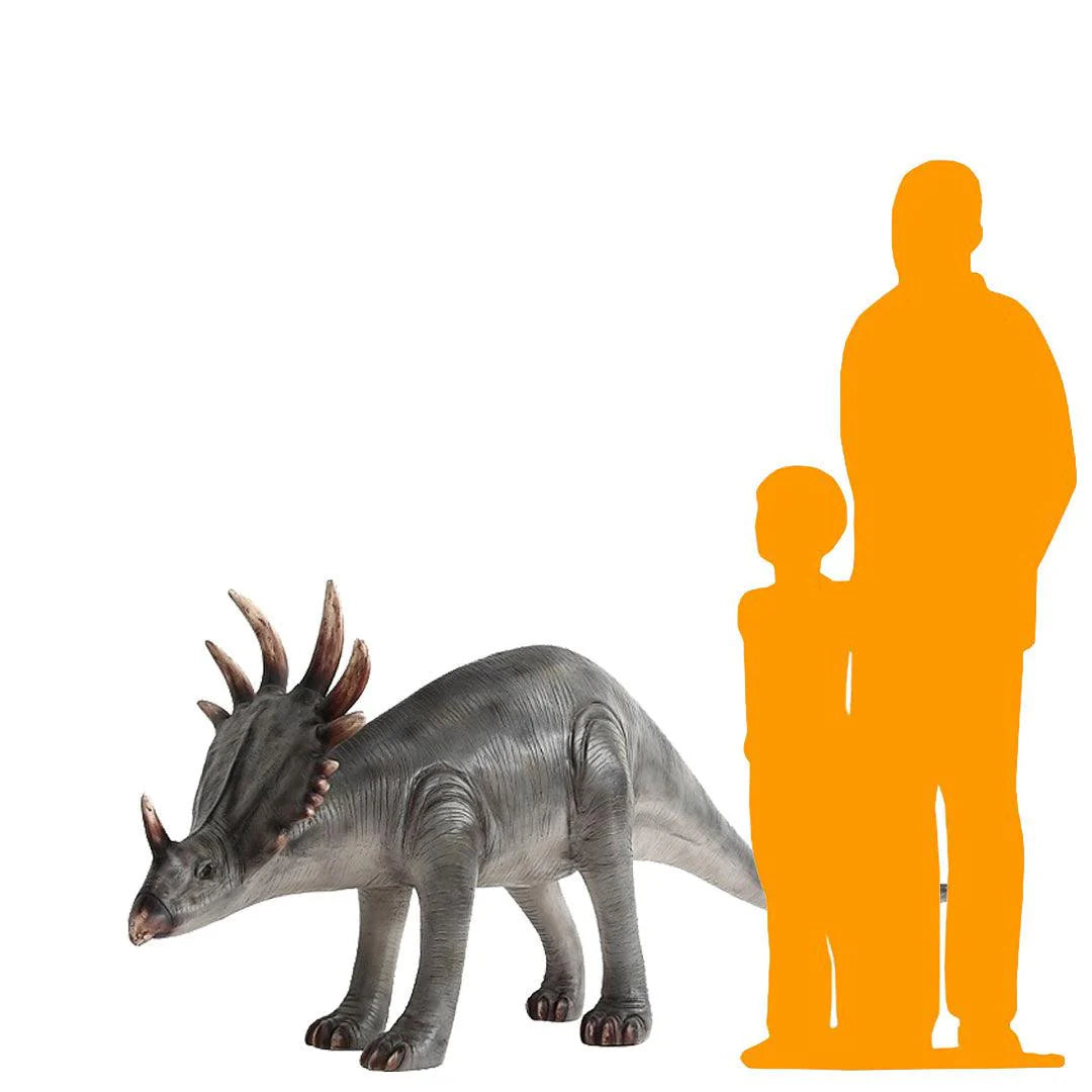 Baby Triceratops Dinosaur Life Size Statue