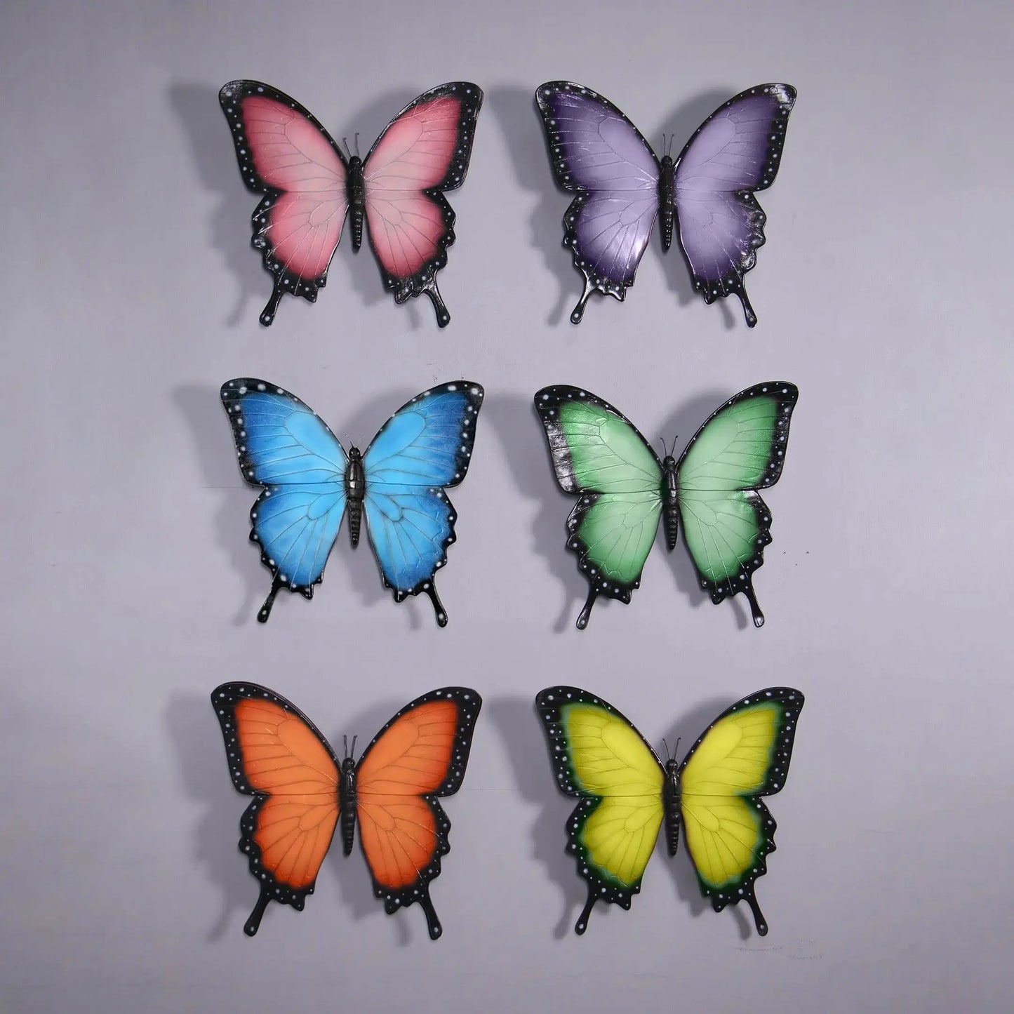 Hanging Pink Butterfly Statue A0753P-150021-H