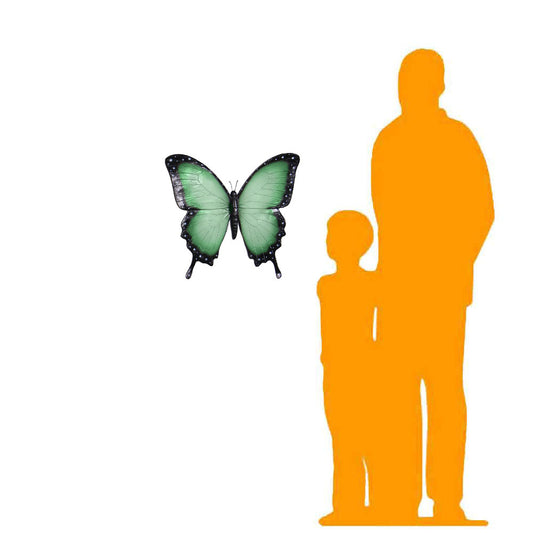 Hanging Green Butterfly Statue