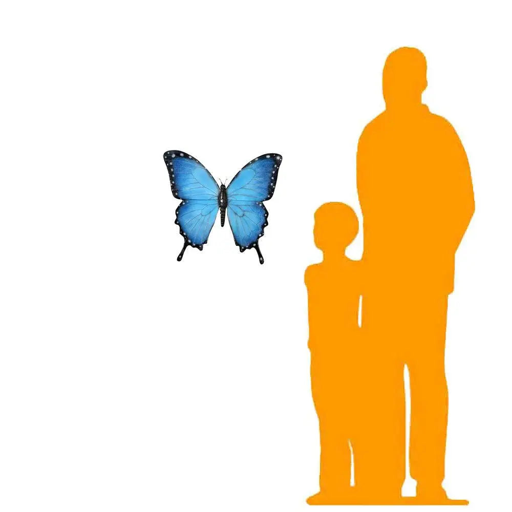 Hanging Blue Butterfly Statue A0753-150021-H